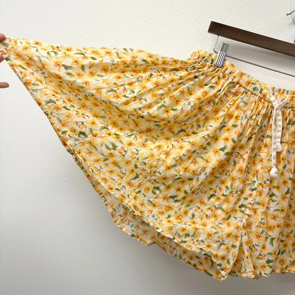 Vintage Esprit Cotton‎ Floral Flutter Shorts M
